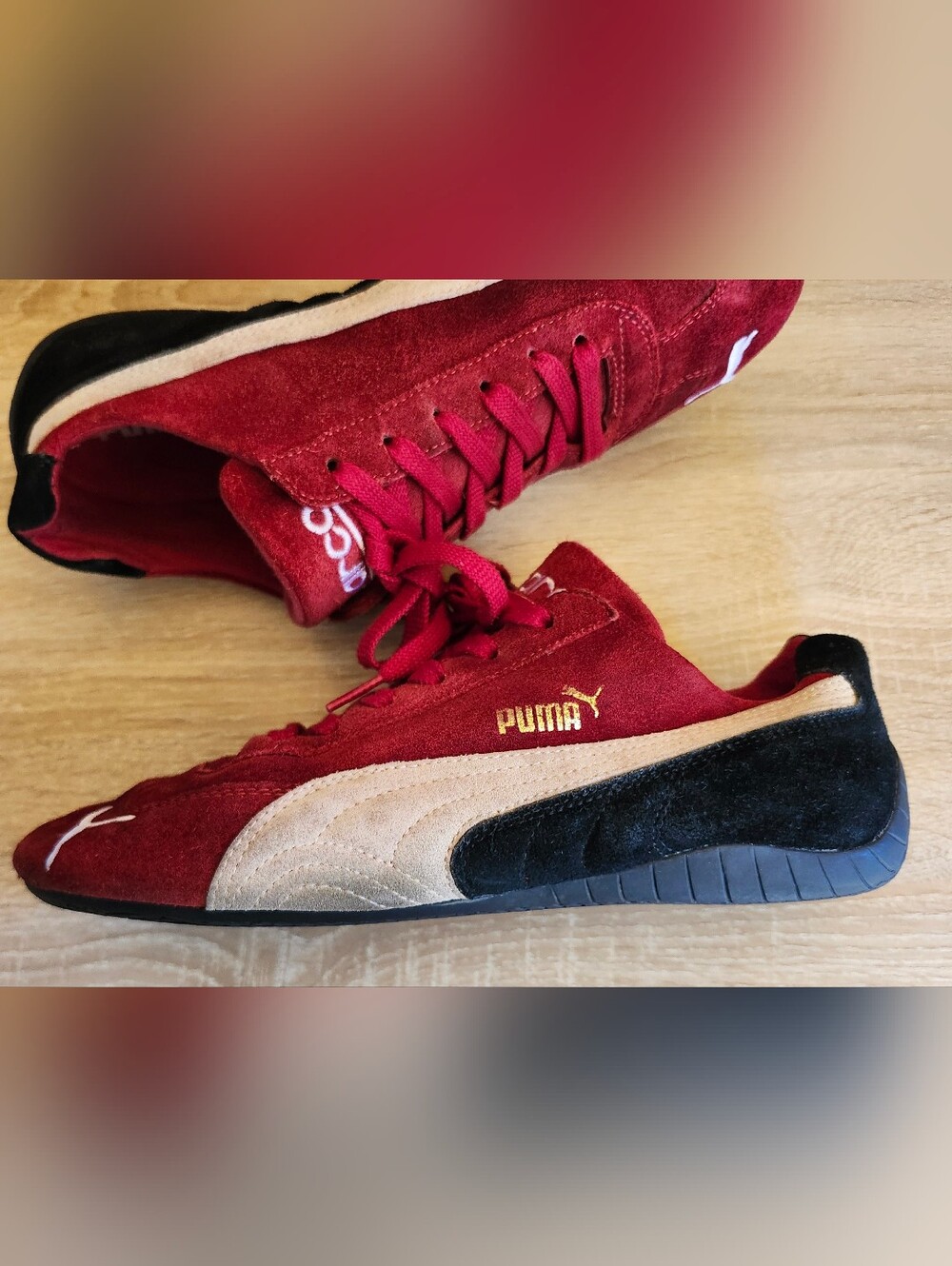 Sparco Puma Red Racing Shoes Size 9 Men's, For Real Racing and Sim Racing! - Picture 4 of 14